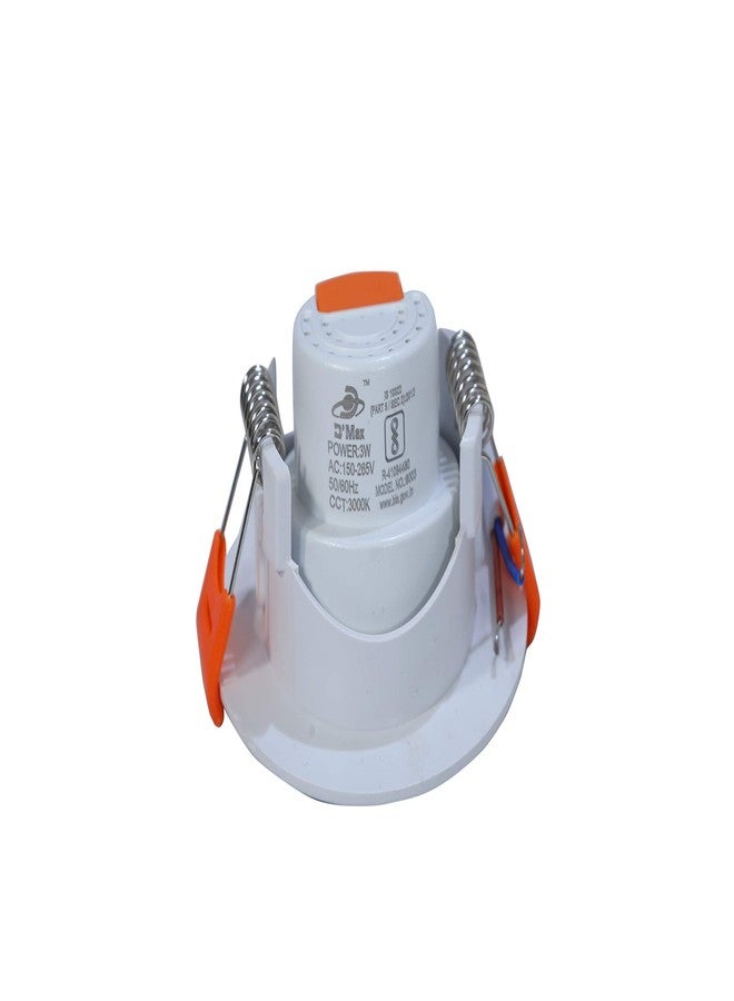 D'Mak LED COB Spot POP Light with Round Driver Included (3 Watts, Warm White,Plastic) - Image 2